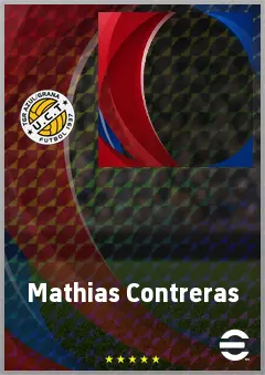 Mathias Contreras eFootball 2026 player card, 63 OVR CMF