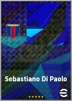Sebastiano Di Paolo eFootball 2026 player card, 60 OVR RWF