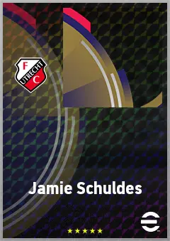 Jamie Schuldes eFootball 2026 player card, 64 OVR CB