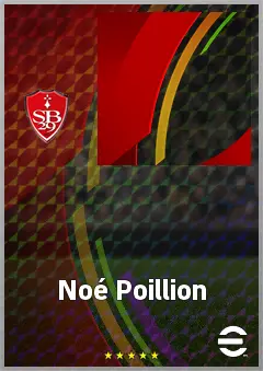 Noé Poillion eFootball 2026 player card, 64 OVR GK