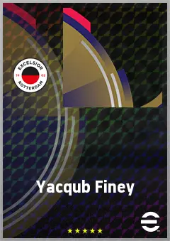 Yacqub Finey eFootball 2026 player card, 65 OVR SS