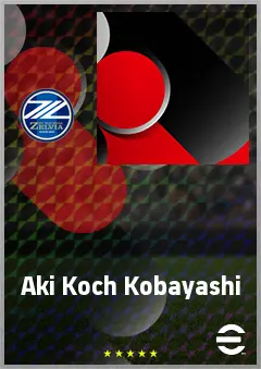 Aki Koch Kobayashi eFootball 2026 player card, 62 OVR GK