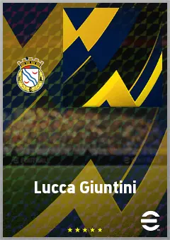 Lucca Giuntini eFootball 2026 player card, 61 OVR AMF