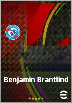 Benjamin Brantlind eFootball 2026 player card, 65 OVR AMF