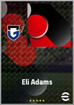Eli Adams eFootball 2026 player card, 69 OVR RMF
