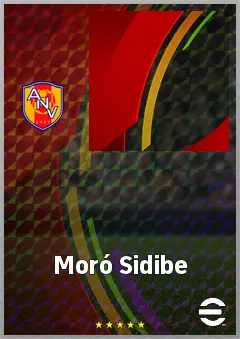 Moró Sidibe eFootball 2026 player card, 65 OVR CF