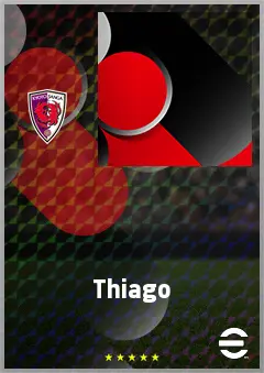 Thiago eFootball 2026 player card, 64 OVR DMF