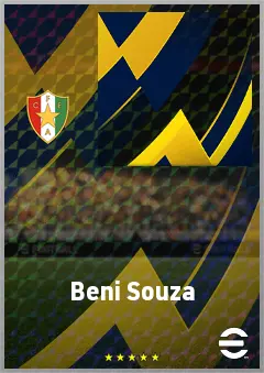 Beni Souza eFootball 2026 player card, 63 OVR LWF
