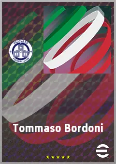 Tommaso Bordoni eFootball 2026 player card, 64 OVR CB