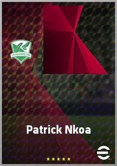 Patrick Nkoa eFootball 2026 player card, 69 OVR CB