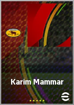 Karim Mammar eFootball 2026 player card, 67 OVR CB