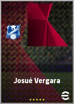 Josué Vergara eFootball 2026 player card, 64 OVR CF