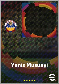 Yanis Musuayi eFootball 2026 player card, 63 OVR CF