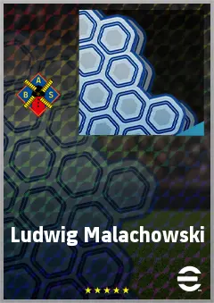Ludwig Malachowski eFootball 2026 player card, 68 OVR CMF