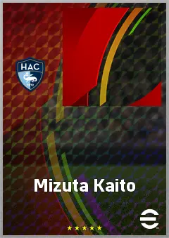 Mizuta Kaito eFootball 2026 player card, 68 OVR AMF