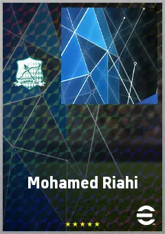 Mohamed Riahi eFootball 2026 player card, 65 OVR RB