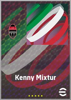 Kenny Mixtur eFootball 2026 player card, 66 OVR CF