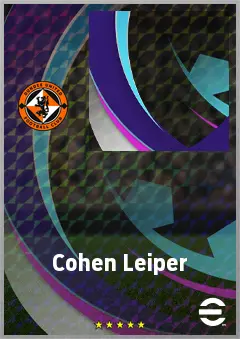 Cohen Leiper eFootball 2026 player card, 60 OVR RMF