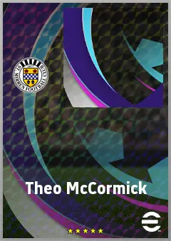 Theo McCormick eFootball 2026 player card, 62 OVR LWF