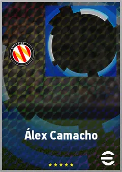 Álex Camacho eFootball 2026 player card, 63 OVR LWF