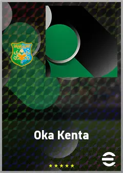 Oka Kenta eFootball 2026 player card, 62 OVR CF