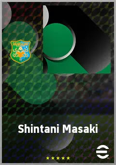 Shintani Masaki eFootball 2026 player card, 64 OVR CF