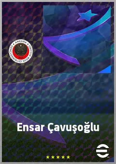 Ensar Çavuşoğlu eFootball 2026 player card, 65 OVR CB