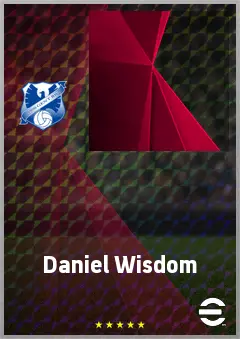 Daniel Wisdom eFootball 2026 player card, 60 OVR LWF