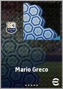 Mario Greco eFootball 2026 player card, 60 OVR SS