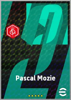 Pascal Mozie eFootball 2026 player card, 59 OVR CMF