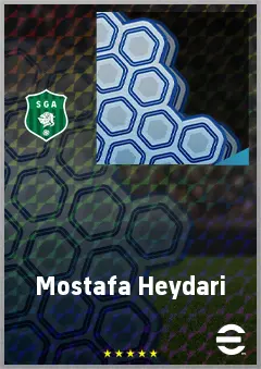 Mostafa Heydari eFootball 2026 player card, 61 OVR CB