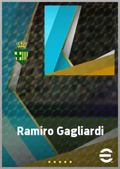 Ramiro Gagliardi eFootball 2026 player card, 63 OVR AMF