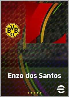 Enzo dos Santos eFootball 2026 player card, 63 OVR CMF