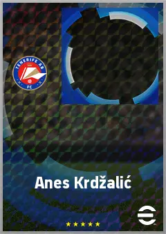Anes Krdžalić eFootball 2026 player card, 61 OVR CMF