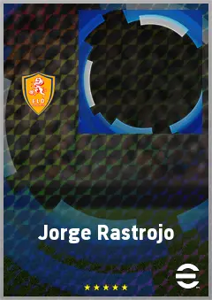 Jorge Rastrojo eFootball 2026 player card, 66 OVR LWF