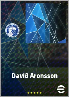 Davíð Aronsson eFootball 2026 player card, 63 OVR CB