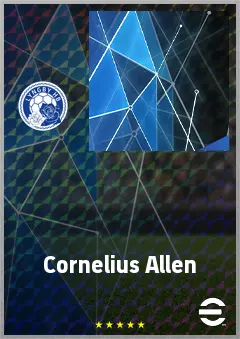 Cornelius Allen eFootball 2026 player card, 63 OVR RB