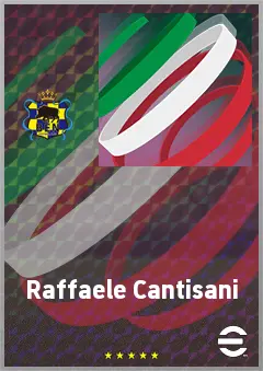 Raffaele Cantisani eFootball 2026 player card, 65 OVR RWF