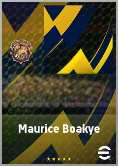 Maurice Boakye eFootball 2026 player card, 62 OVR CF