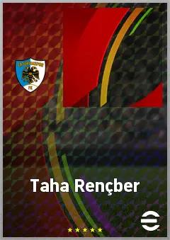 Taha Rençber eFootball 2026 player card, 60 OVR CB