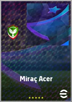 Miraç Acer eFootball 2026 player card, 61 OVR CB