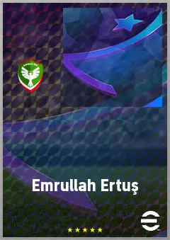 Emrullah Ertuş eFootball 2026 player card, 60 OVR RB