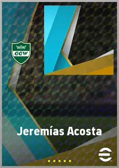Jeremías Acosta eFootball 2026 player card, 64 OVR SS