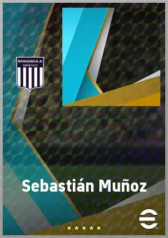 Sebastián Muñoz eFootball 2026 player card, 63 OVR LB