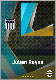 Julián Reyna eFootball 2026 player card, 63 OVR AMF