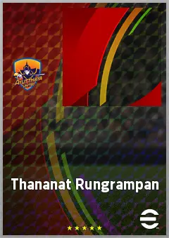Thananat Rungrampan eFootball 2026 player card, 58 OVR LB