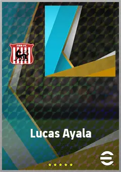 Lucas Ayala eFootball 2026 player card, 64 OVR LB