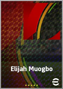 Elijah Muogbo eFootball 2026 player card, 62 OVR GK