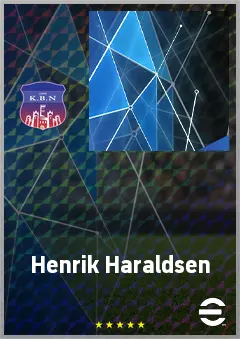 Henrik Haraldsen eFootball 2026 player card, 60 OVR CB