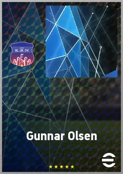 Gunnar Olsen eFootball 2026 player card, 60 OVR LWF